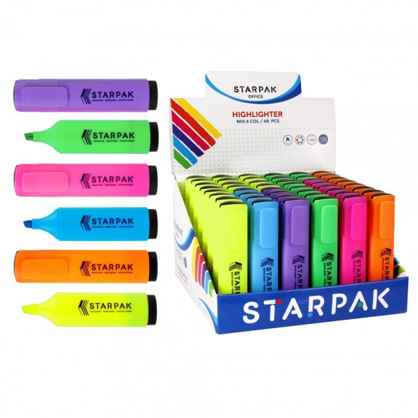 Starpak Текстмаркери, 6 цвята