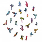Wood Trick 3D Пъзел Bright Parrot