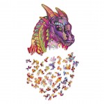 Wood Trick 3D Пъзел Wizard Dragon